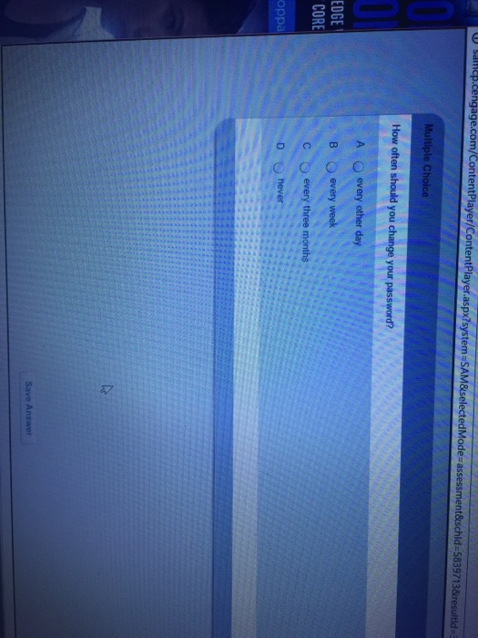 Solved how often should you change your password every chegg