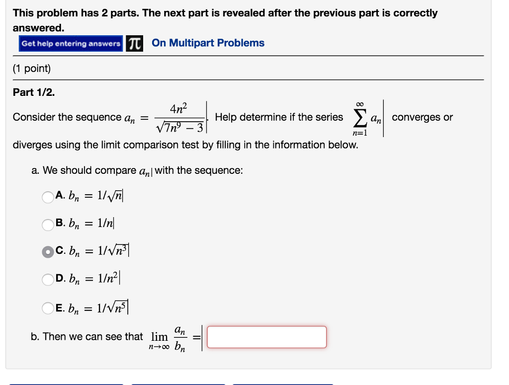 solved-consider-the-sequence-a-n-4n-2-squareroot-7n-9-chegg