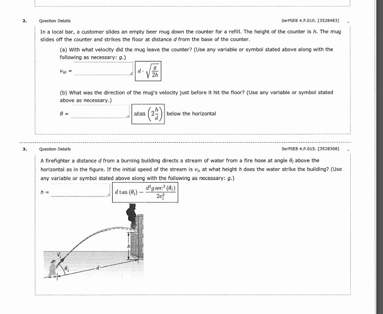 Solved In a local bar, a customer slides an empty beer mug