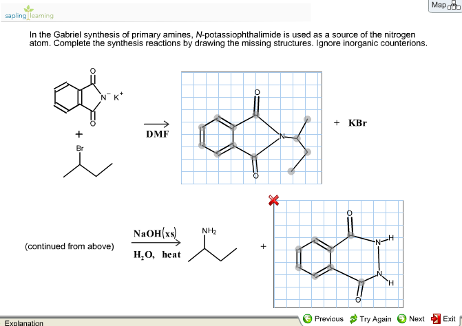 In The Gabriel Synthesis Of Primary Amines