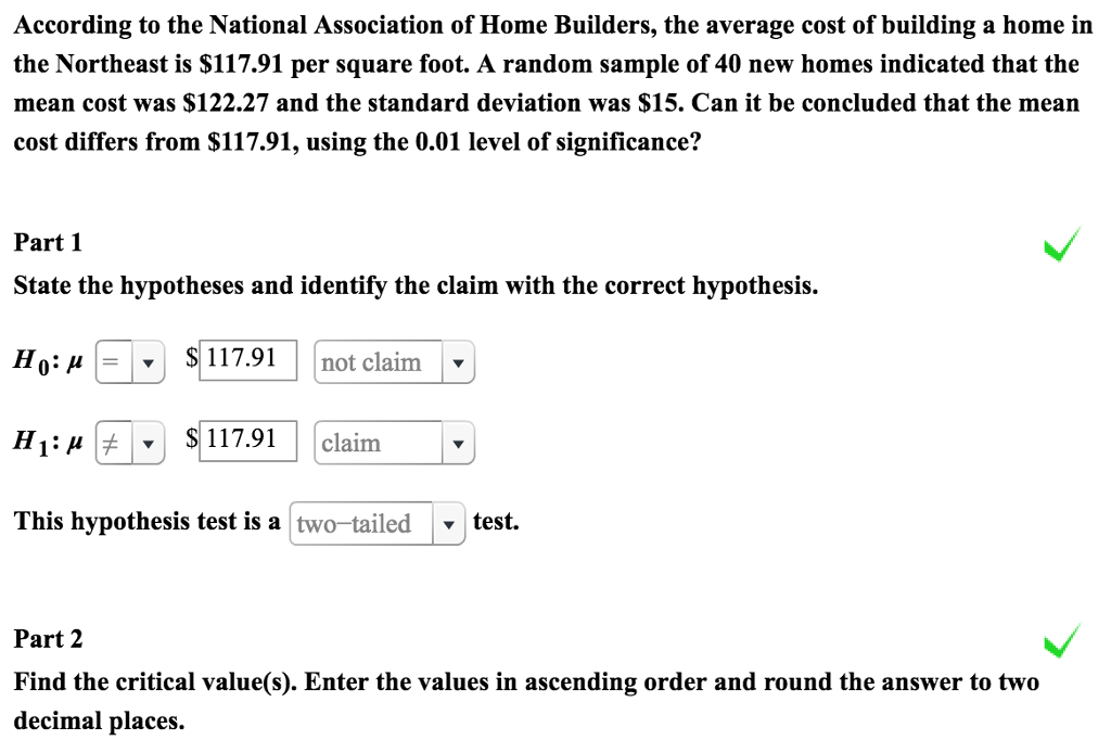 Solved According To The National Association Of Home | Chegg.com