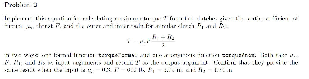 Solved Implement this equation for calculating maximum | Chegg.com