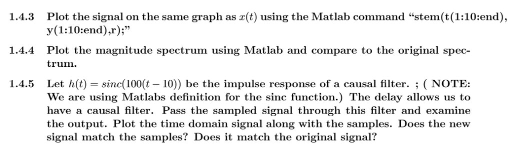 Solved 1.4 Sketch the magnitude spectrum (i.e., absolute | Chegg.com