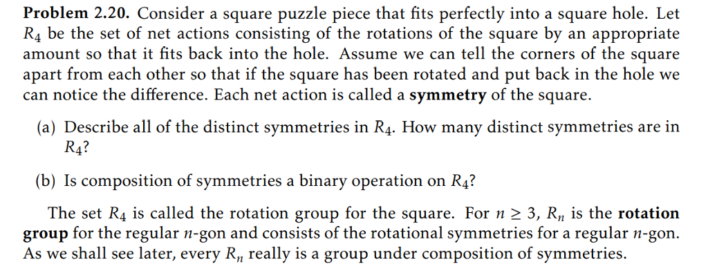 Solved Problem 2 20 Consider A Square Puzzle Piece That Chegg