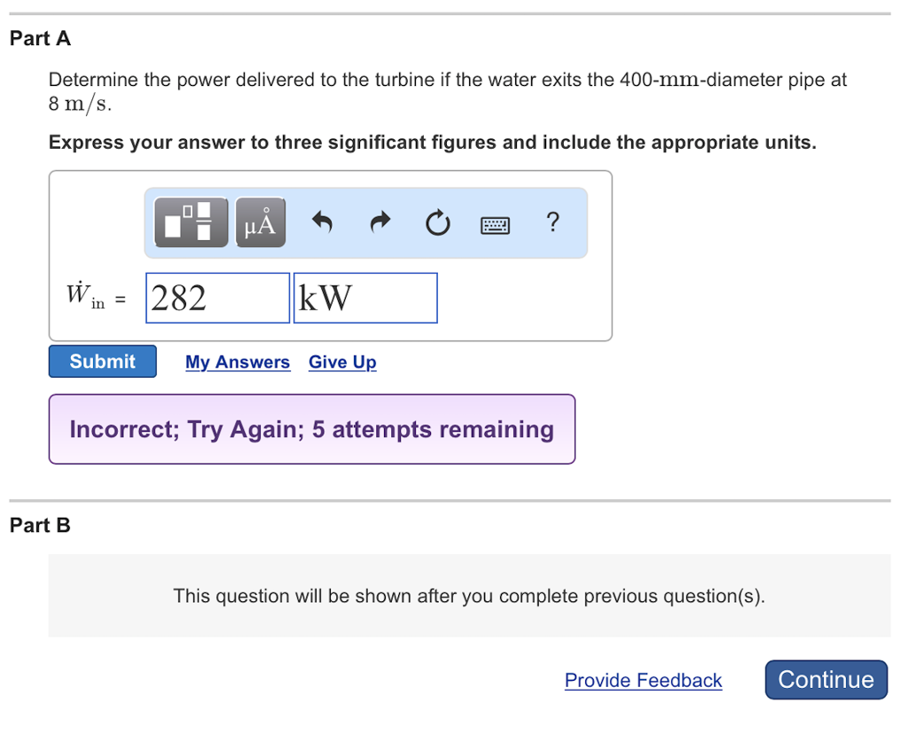 Solved Problem 5.96 Consider water flow through the pipe | Chegg.com