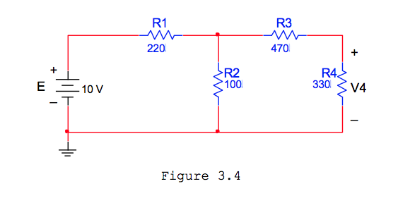 Solved (5) For Figure 3.4, Calculate The Voltage Of V4 