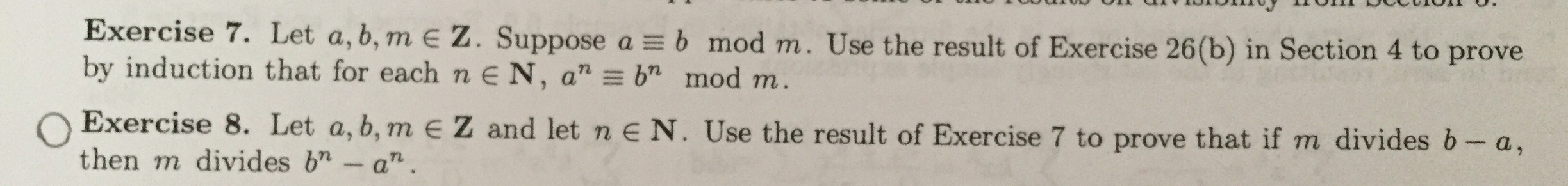 Solved Let A, B, M Z Suppose A B Mod M. Use The Result Of | Chegg.com