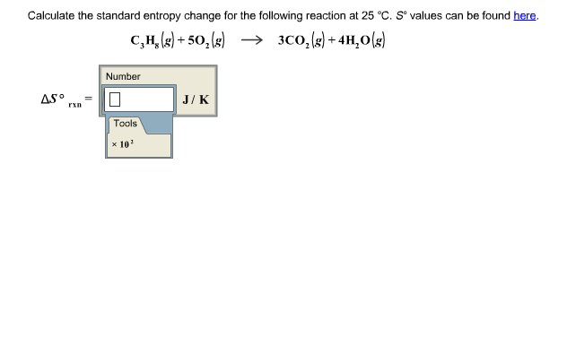 Solved Calculate the standard entropy change for the | Chegg.com