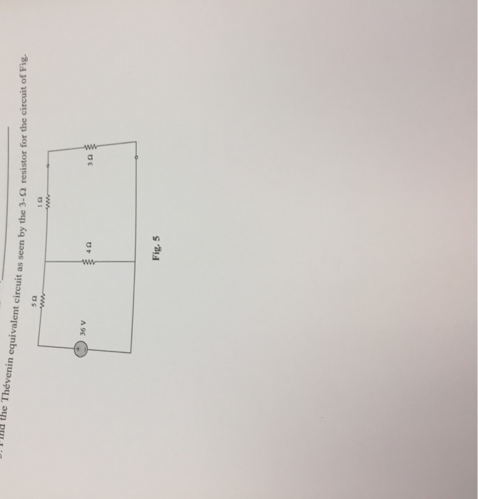 Solved Find The Thevenin Equivalent Circuit As Seen By The 