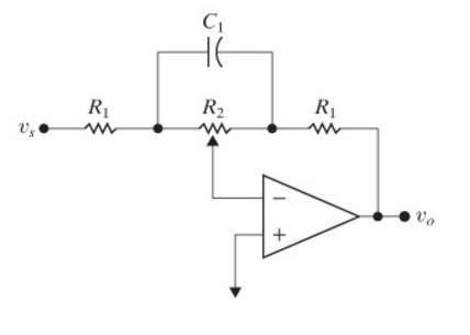 Using the circuit shown in (Figure 1) design a volume Circuit Diagram