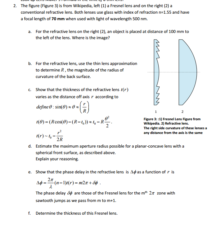 Solved The figure (Figure 3) is from Wikipedia, left (1) a