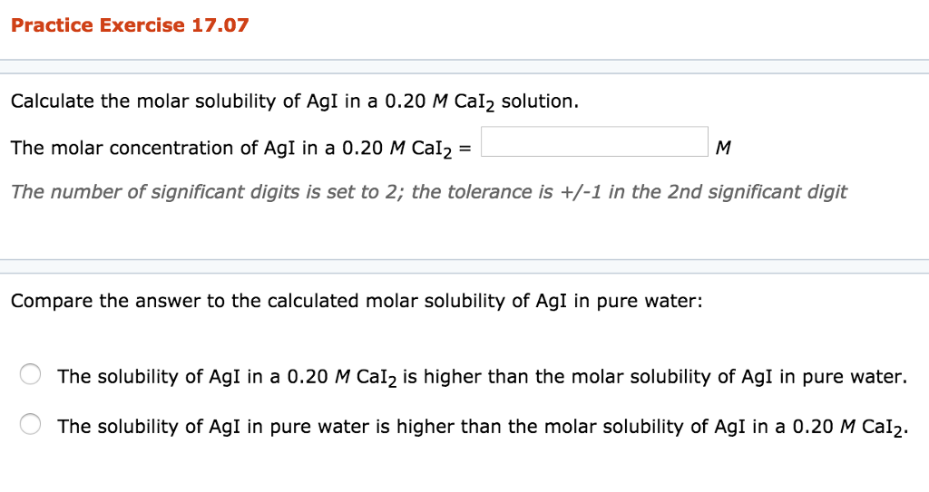 Solved Practice Exercise 17 07 Calculate The Molar Chegg Solved Practice Exercise 17 07 Calculate The Molar Chegg