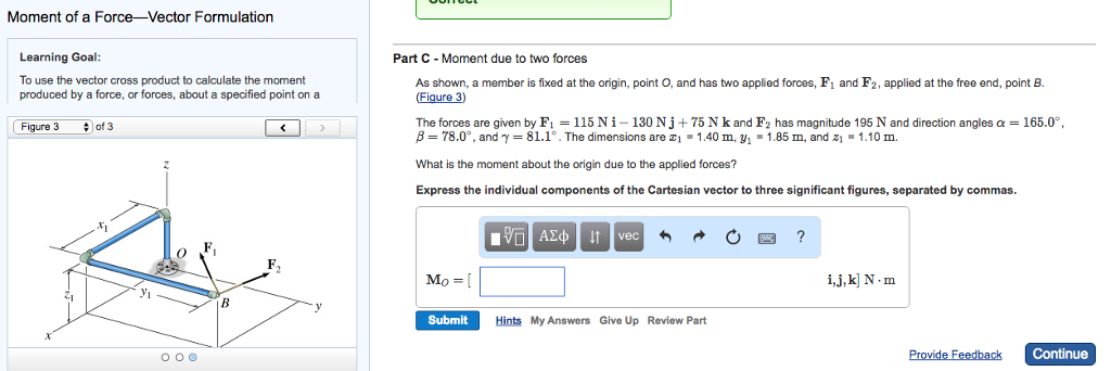 Solved To Use The Vector Cross Product To Calculate The 