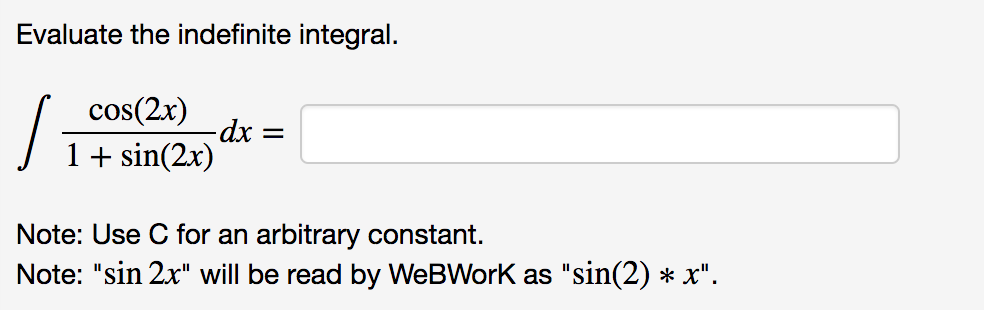 Solved Evaluate the indefinite integral. integral cos | Chegg.com