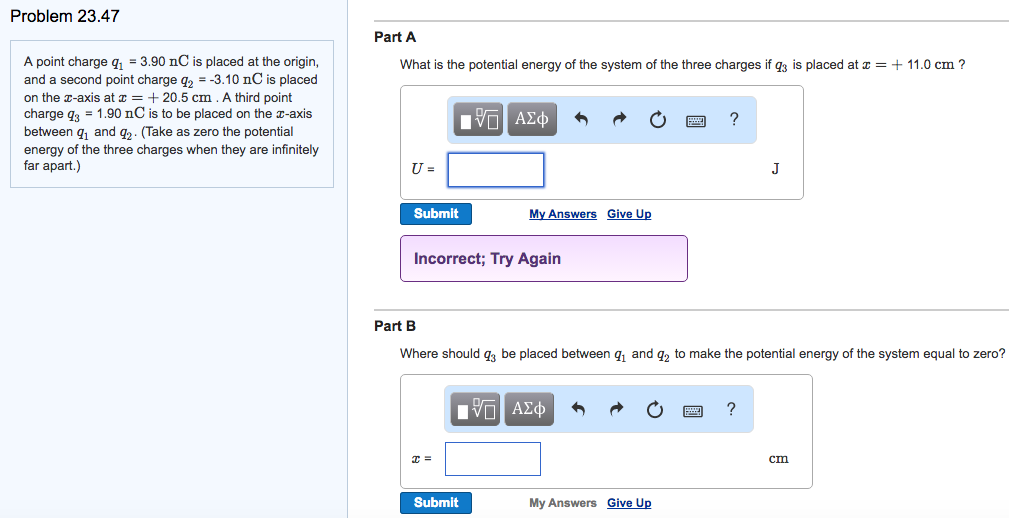 Solved A point charge q_1 = 3.90 nC is placed at the origin, | Chegg.com