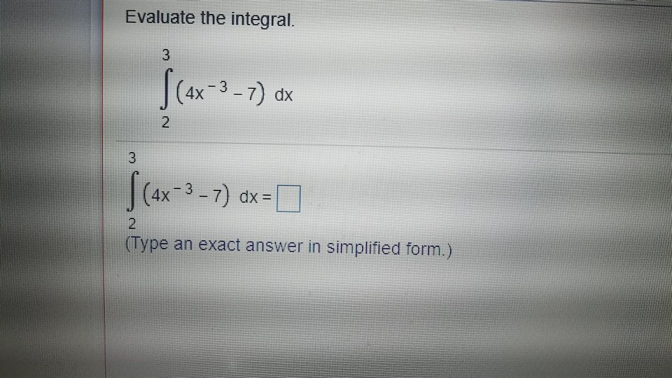 Solved 15.4.23 Evaluate the definite integral. 69 69 (Type | Chegg.com