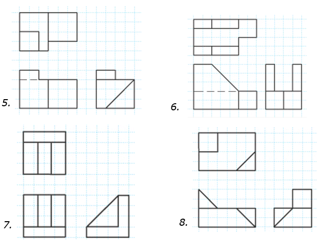 Sketch isometric drawing of the following: | Chegg.com