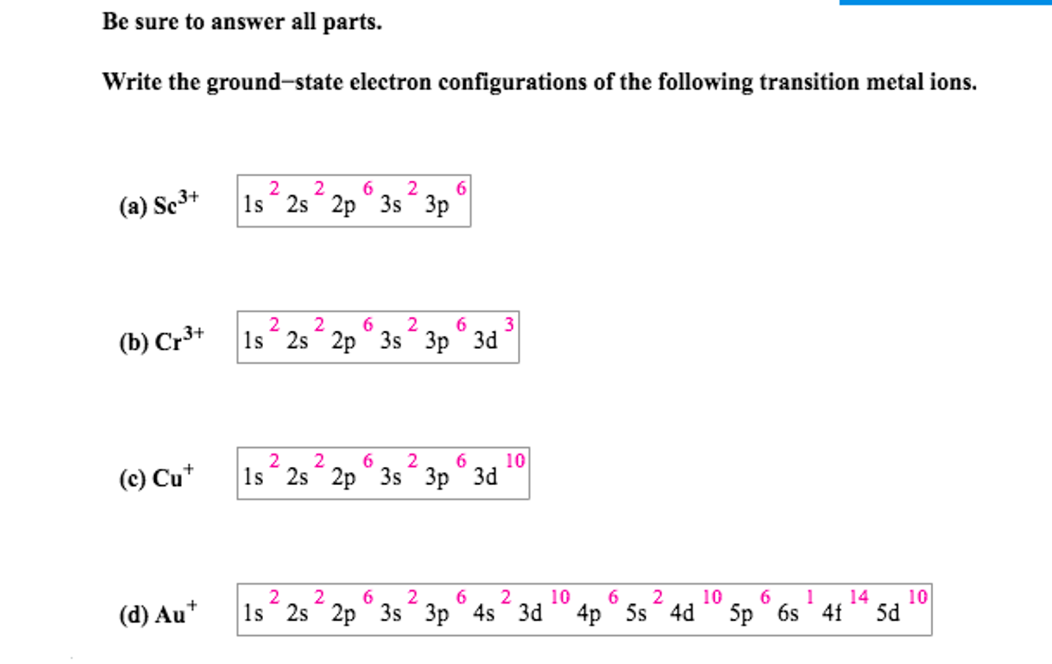 cu electron configuration