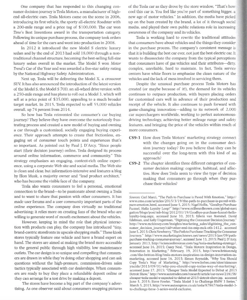 Solved Case Study TESLA MOTORS DRIVING FORWARD WITH A and
