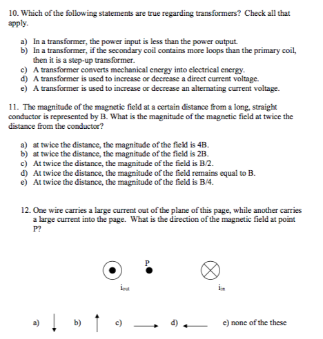 Solved Which of the following statements are true regarding | Chegg.com