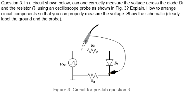 Solved In a circuit shown below, can one correctly measure | Chegg.com