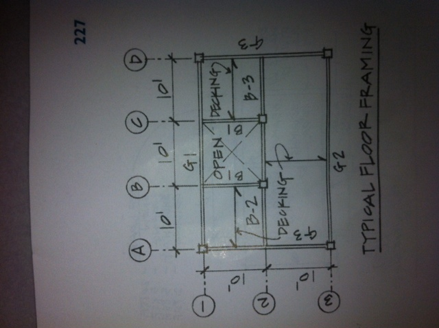 Determine The Column Loads Assuming Dead Load10psf 