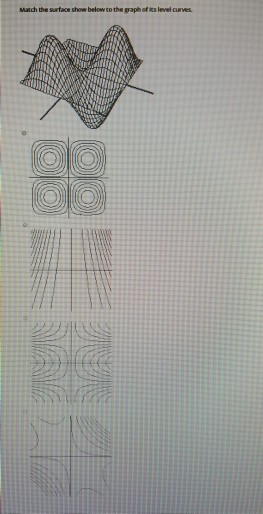 Solved Match the surface show below to the graph of iks | Chegg.com