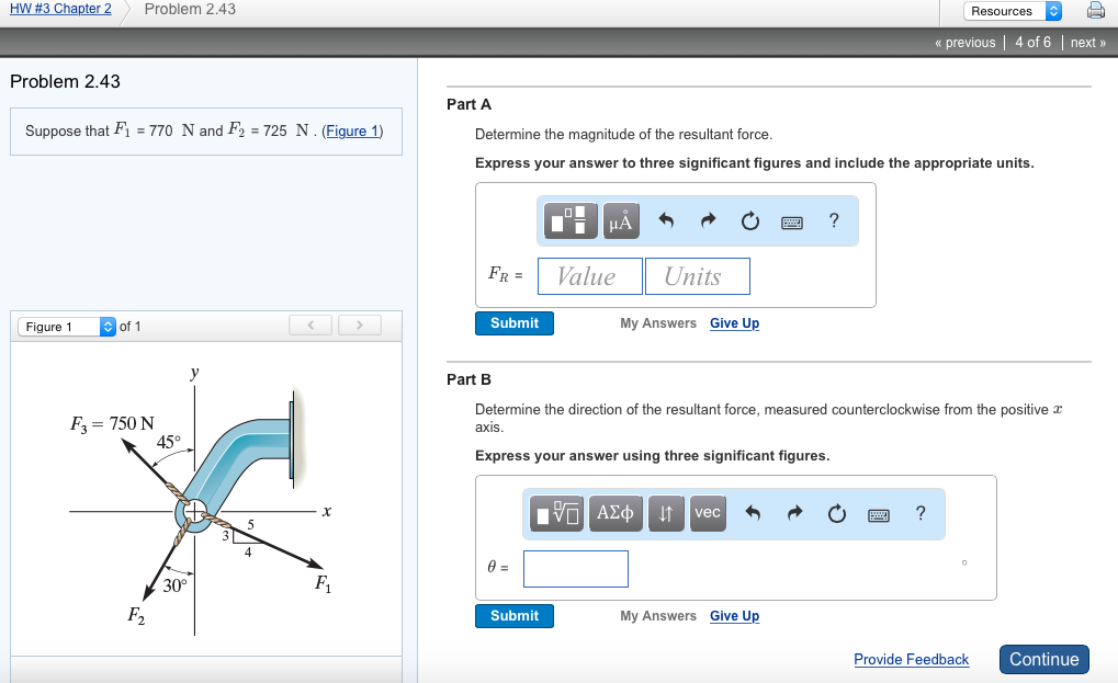 Solved Suppose that F_1 = 770 N and F_2 = 725 N. Determine | Chegg.com