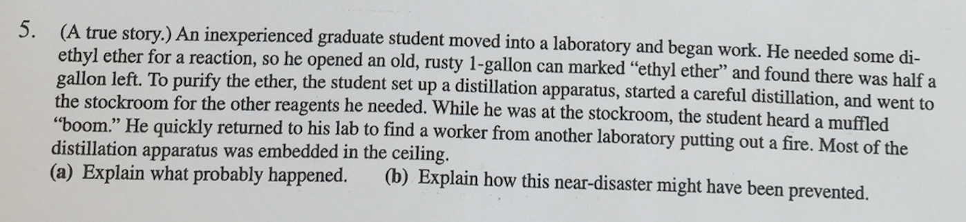 Solved An inexperienced graduate student moved into a | Chegg.com