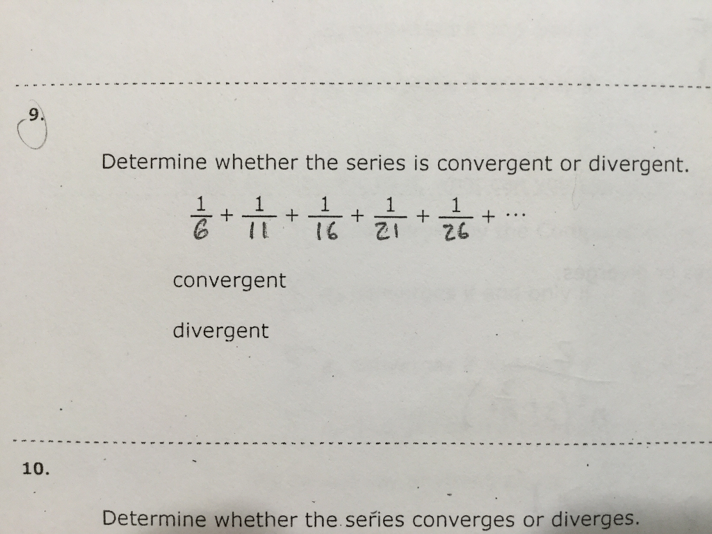 Solved Determine whether the series is convergent or | Chegg.com