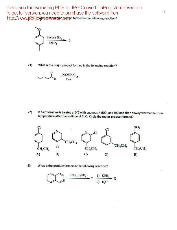 Solved: Formed In The Following Reaction? What Is The Majo... | Chegg.com