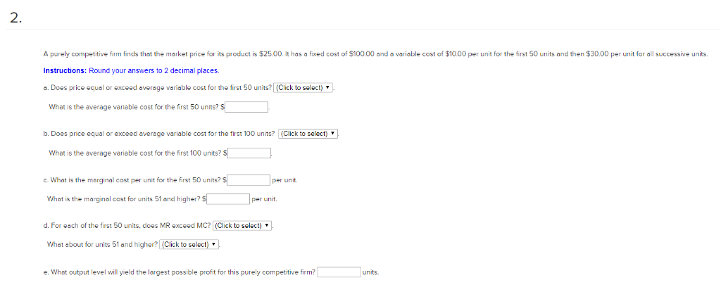 Solved A purely competitive firm finds that the market price | Chegg.com