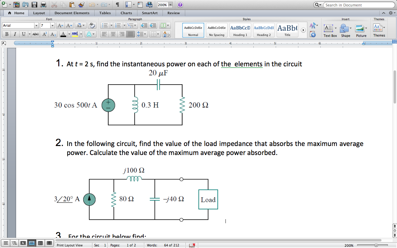Solved answer question number 1 only please answer it | Chegg.com