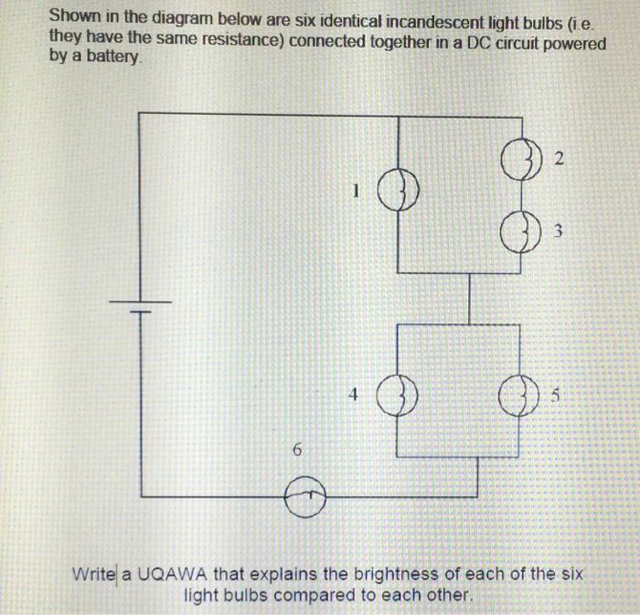 Solved Shown in the diagram below are six identical | Chegg.com