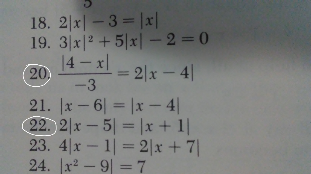 solve the equation x 2 5 x 3 4