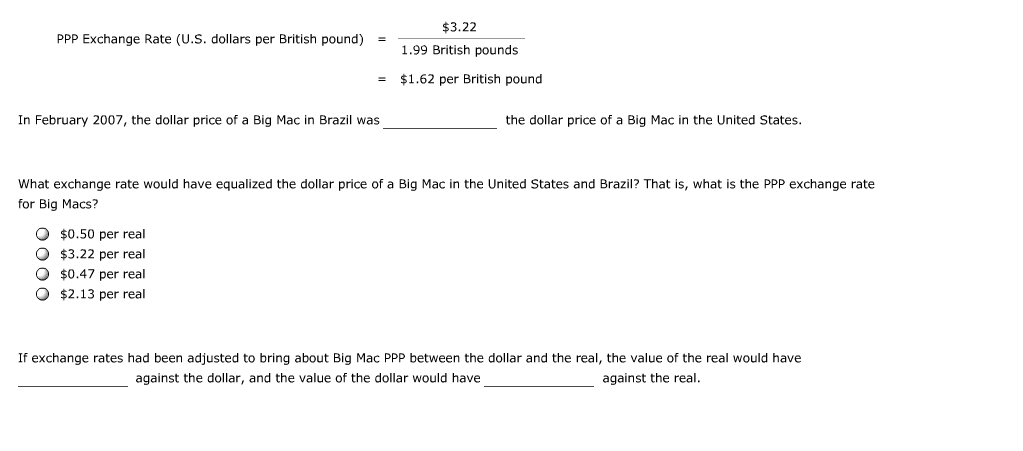 Solved Aa Aa E 3 Purchasing Power Parity In February 2007 Chegg Solved Aa Aa E 3 Purchasing Power Parity In February 2007 Chegg