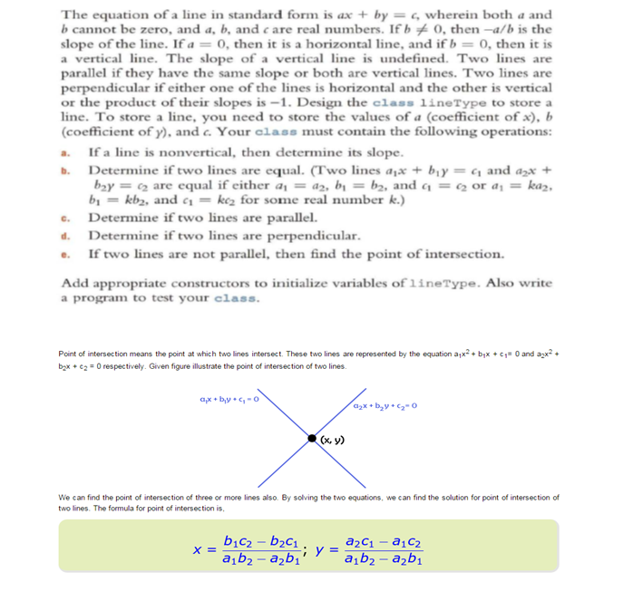 Standard Form Of A Line What Is C