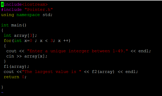 Solved Need help on my code language is c++ Finding largest | Chegg.com
