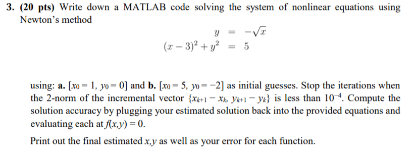 matlab 2norm of vector code