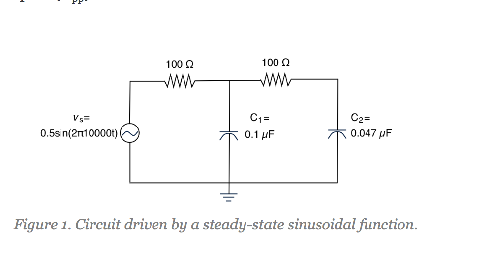 Solved Is the voltage source sinusoid leading or lagging the | Chegg.com