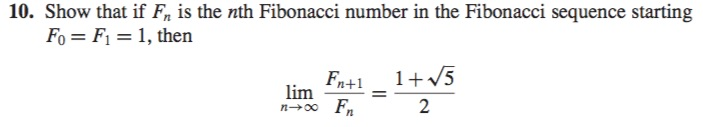 Solved 10. Show that if Fn is the nth Fibonacci number in | Chegg.com
