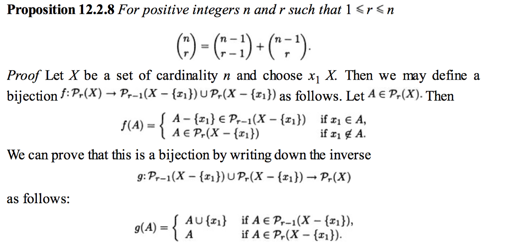 Solved Let N And R Be Nonnegative Integers. Define The | Chegg.com