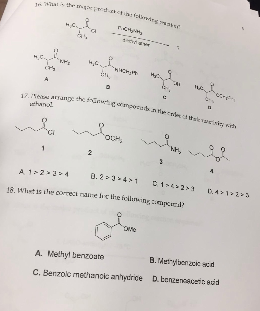 Solved What Is The Major Product Of The Following Reaction Chegg solved-what-is-the-major-product-of-the-following-reaction-chegg