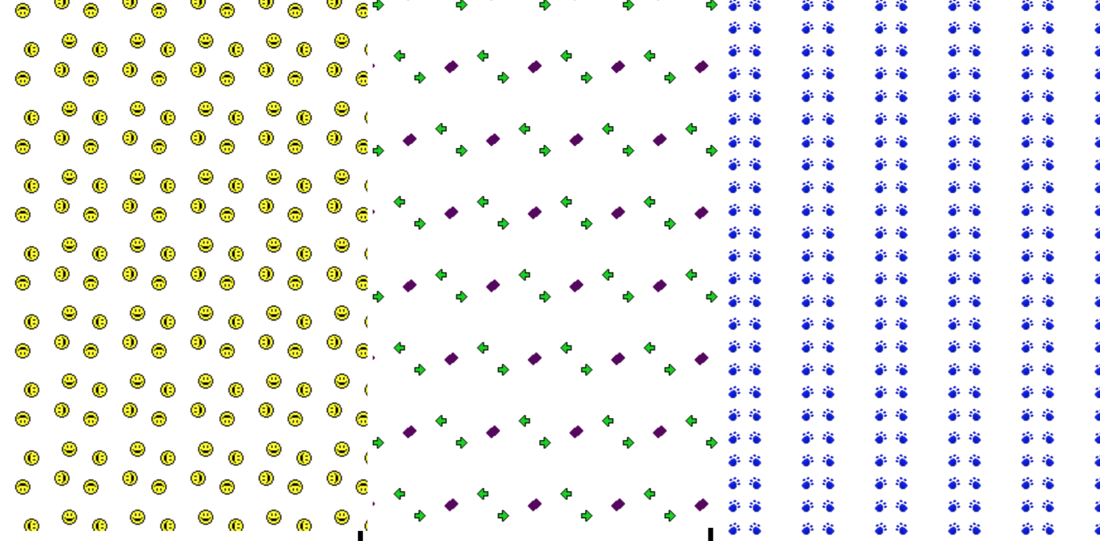 For each of the three patterns below, find the unit | Chegg.com