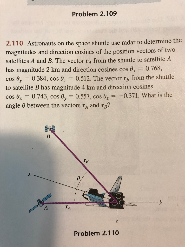 Solved Problem 2.109 2.110 Astronauts on the space shuttle | Chegg.com