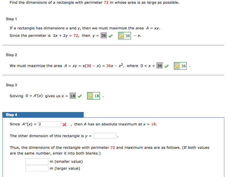 find the perimeter of each of the rectangle with the following dimensions