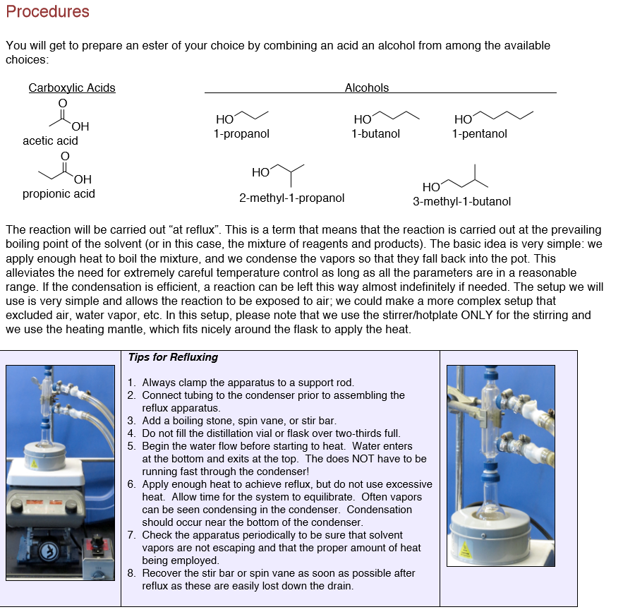 Solved Need help with Post Lab Analysis Fischer