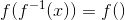 Solved Find The Inverse Function Of F Informally Verify Chegg Solved Find The Inverse Function Of F Informally Verify Chegg