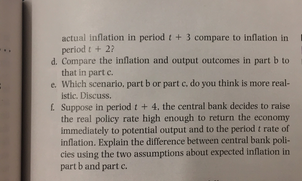 Paths To The Medium-run Equilibrium Explored In Thie | Chegg.com