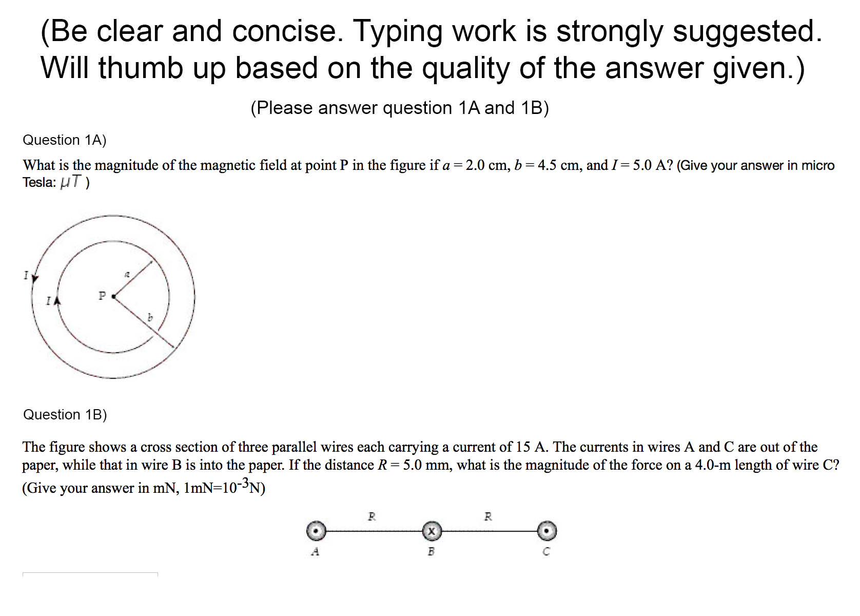 Solved What Is The Magnitude Of The Magnetic Field At Point 5647